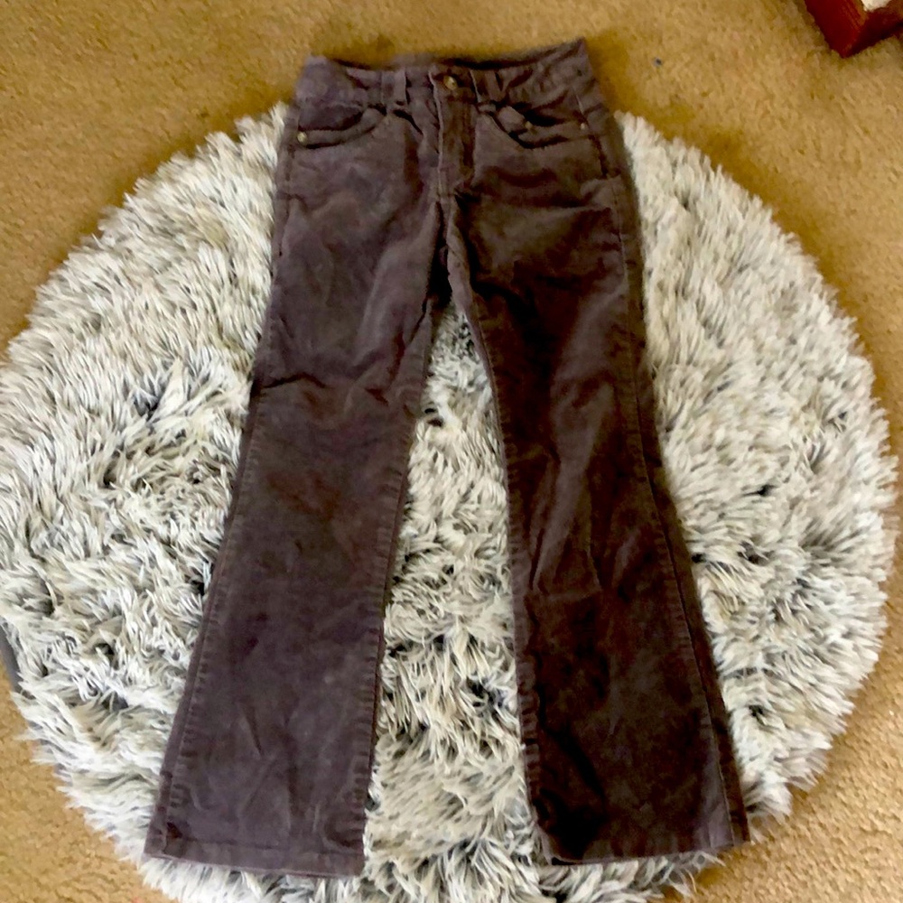 Justice velvet pants size 7 slim